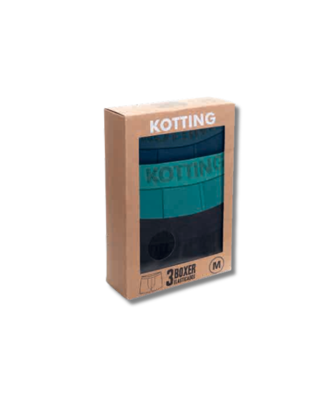 Boxer Hombre Elasticado Tripack KT N3