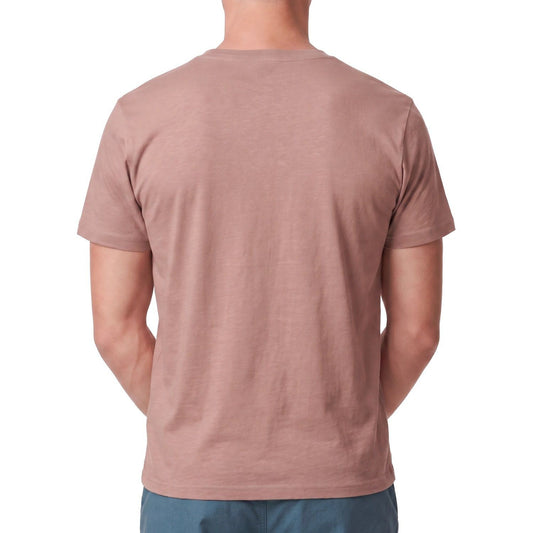 Polera Hombre Botones Manga Corta Rosa Medio