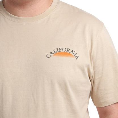 Polera Hombre Diseño Espalda Beige Claro