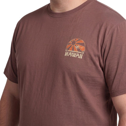 Polera Hombre Diseño Espalda Rosado Claro