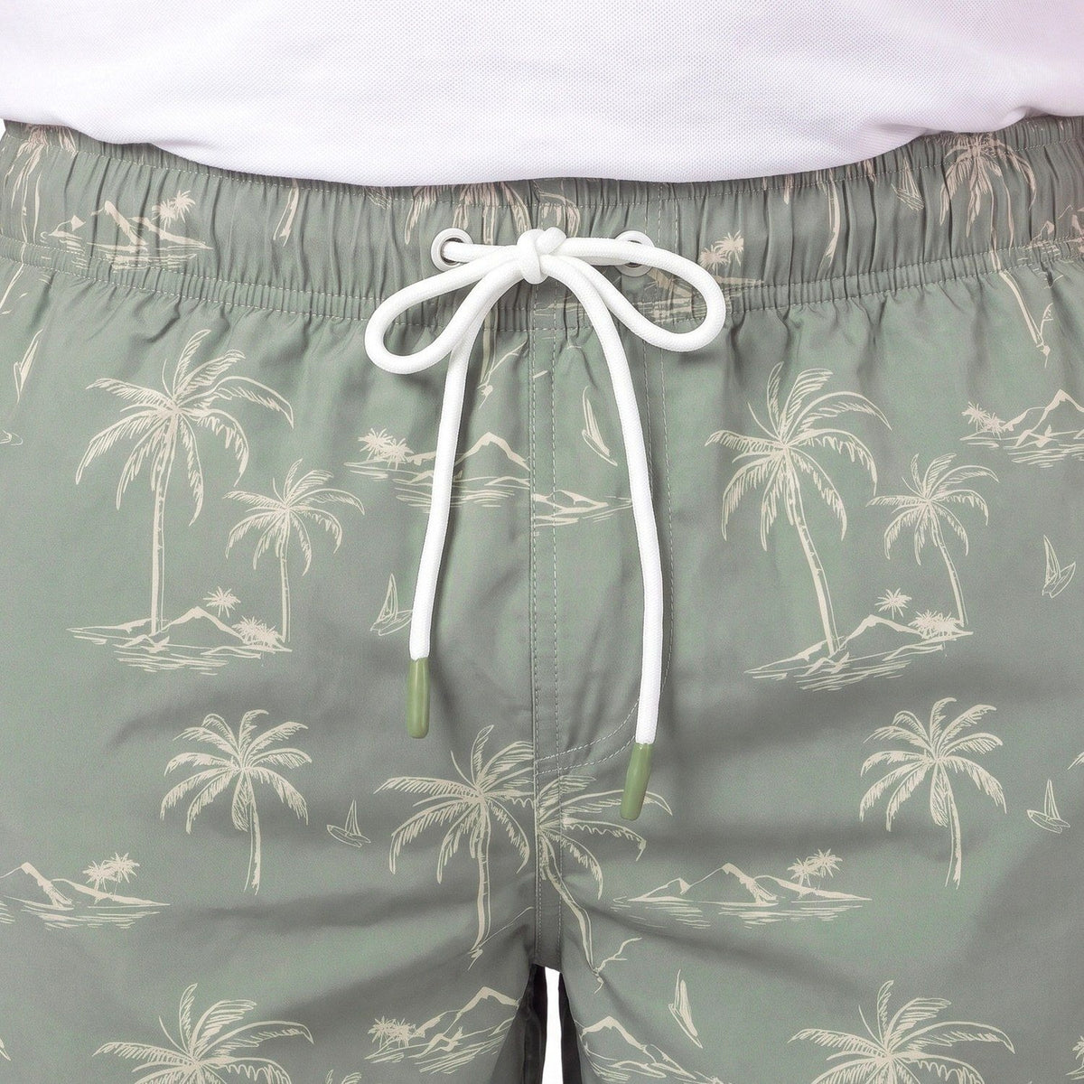 Traje de Baño Hombre Diseño Verde KT