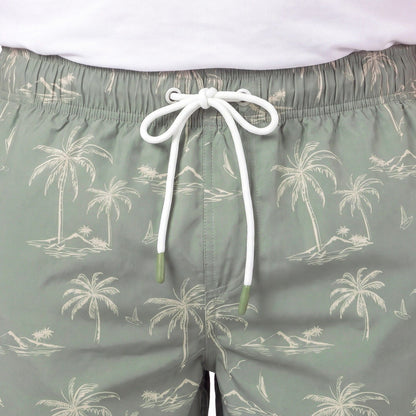 Traje de Baño Hombre Diseño Verde KT