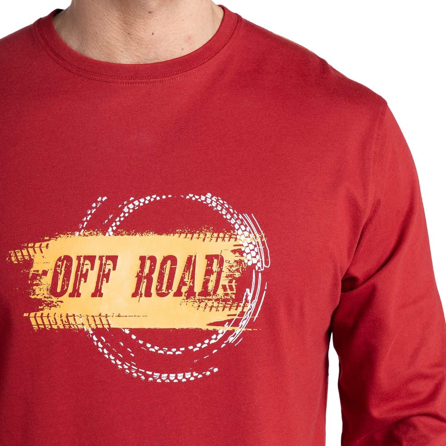 Polera Hombre Manga Larga Jersey Tokio Azul con Diseño