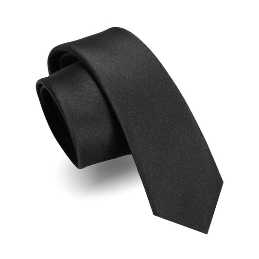 Corbata Hombre Lisa Negra - Sensez