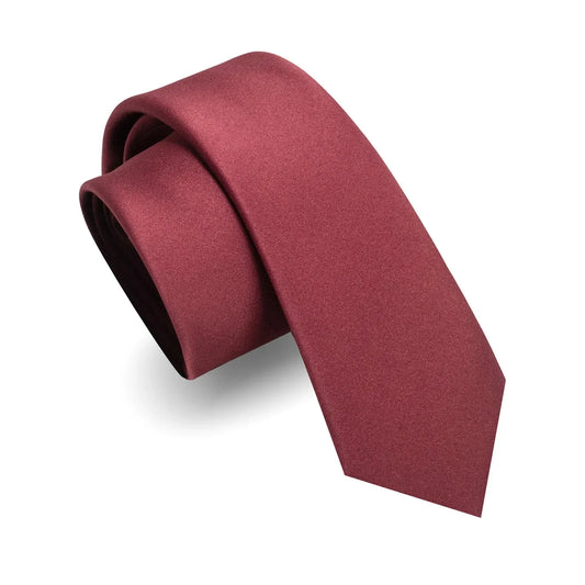 Corbata Hombre Lisa Burdeo - Sensez