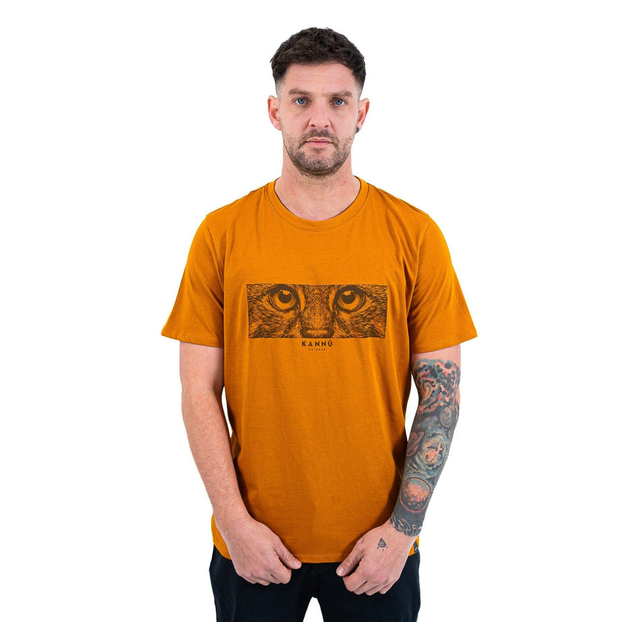 Polera Hombre Manga Corta Lifestyle Naranjo