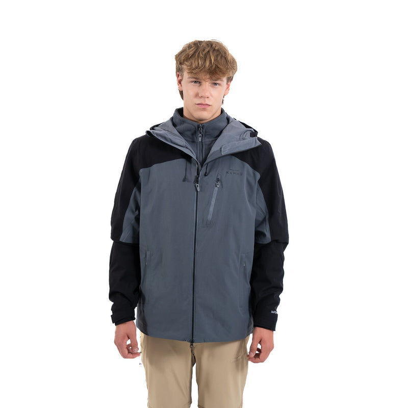 Parka Hombre Impermeable 3 en 1 Baker Negra