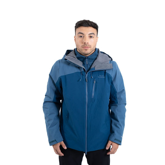 Parka Hombre Impermeable 3 en 1 Baker Azul - Sensez