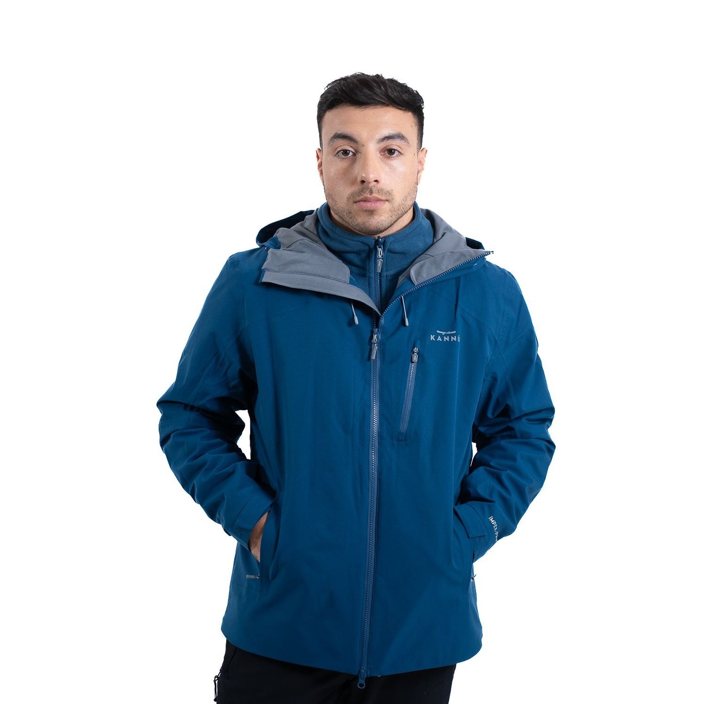 Parka Hombre 3 en 1 Azul
