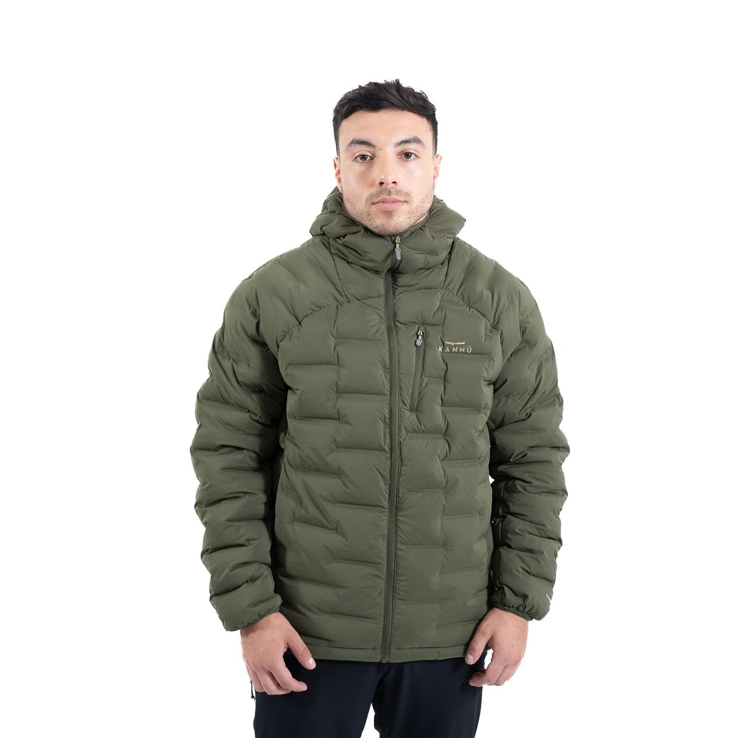 Parka Hombre Térmica Verde Musgo Caiquen - Sensez