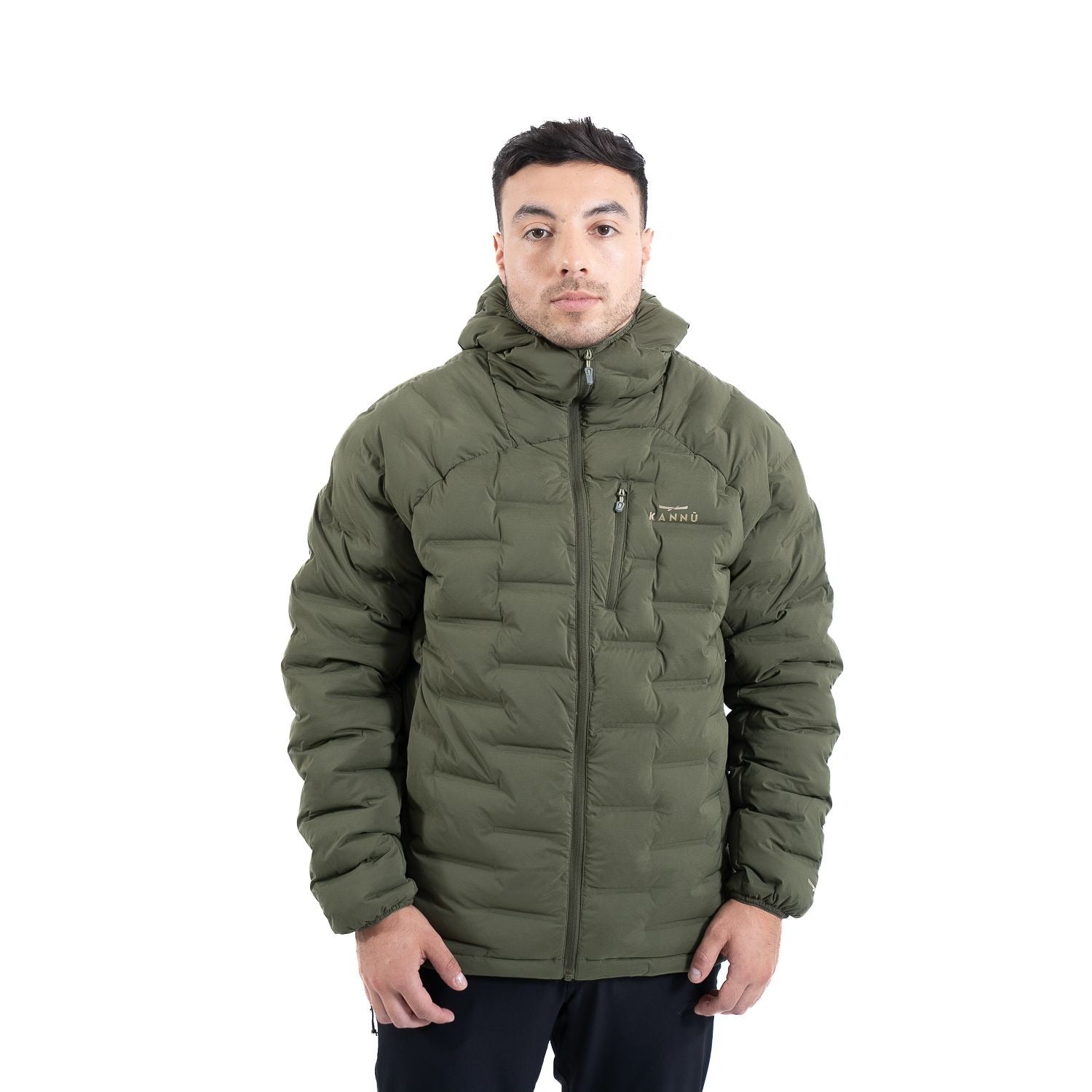 Parka Hombre Térmica Verde Musgo Caiquen