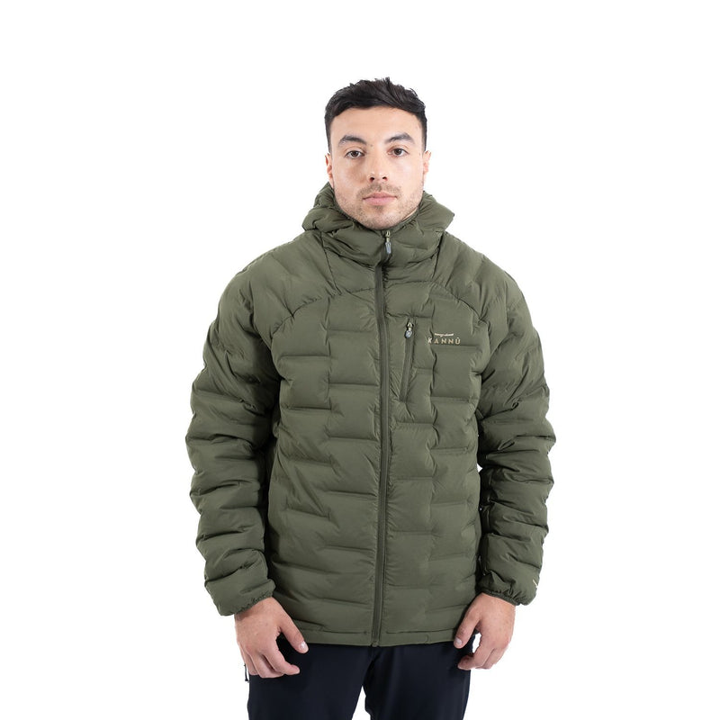 Parka Hombre Térmica Verde Musgo Caiquen - Sensez
