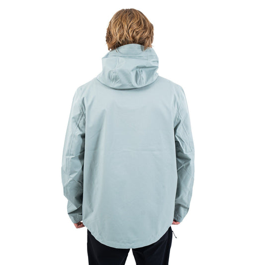 Parka Hombre Liviana Impermeable Aysén 10K Gris Verdoso