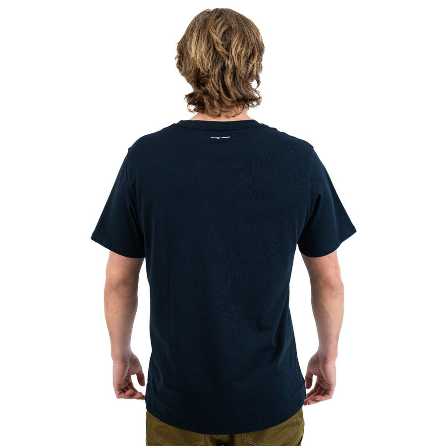Polera Hombre Manga Corta Lifestyle Negro
