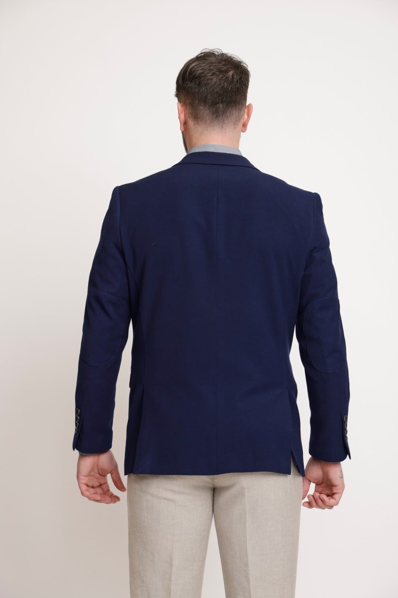 Blazer Hombre Colche Azul Marino - Sensez