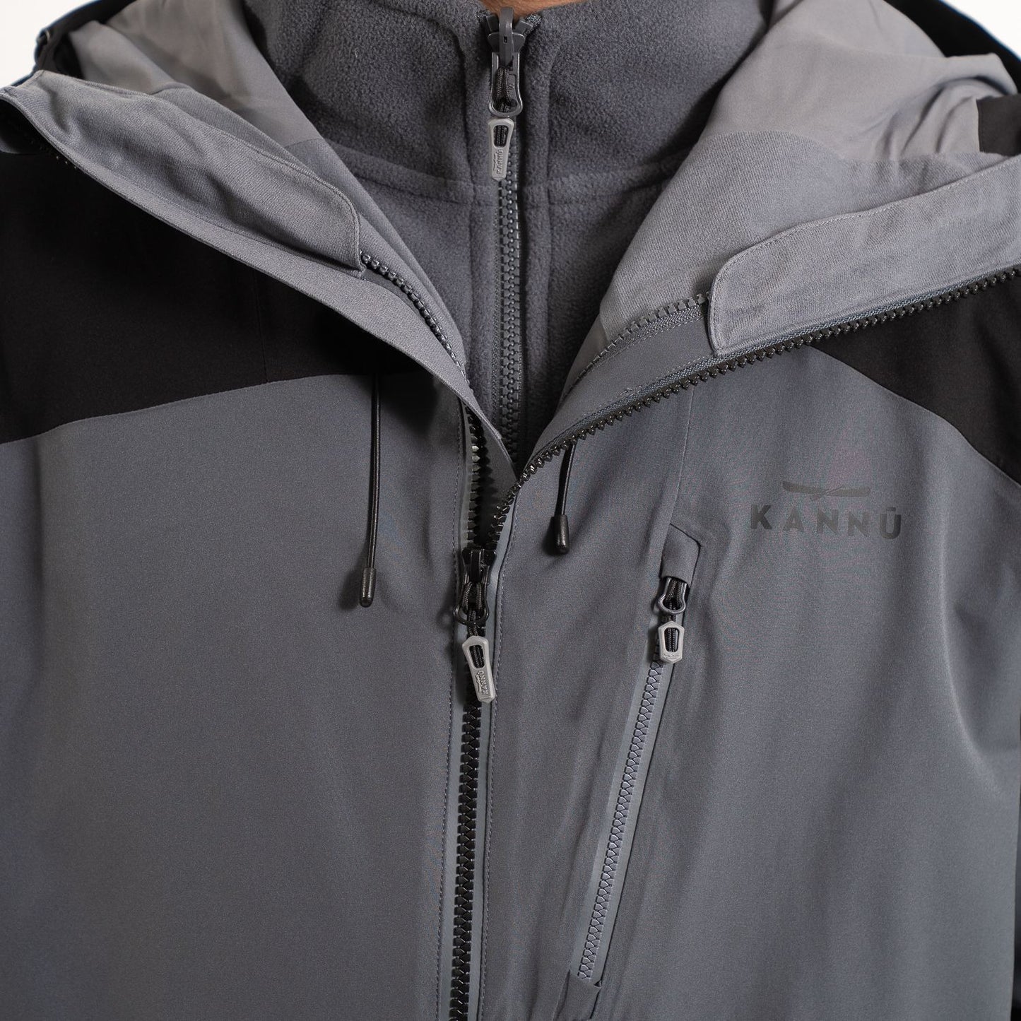 Parka Hombre Impermeable 3 en 1 Baker Negra