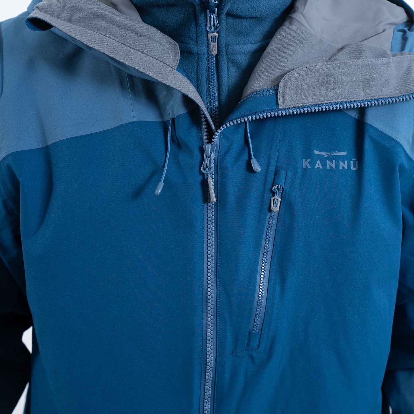 Parka Hombre Impermeable 3 en 1 Baker Azul