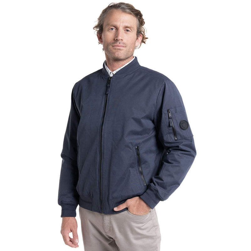 Chaqueta Hombre Bomber Azul Marino