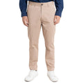 Pantalón Hombre Frente Plano Slim Fit Taupe TRV