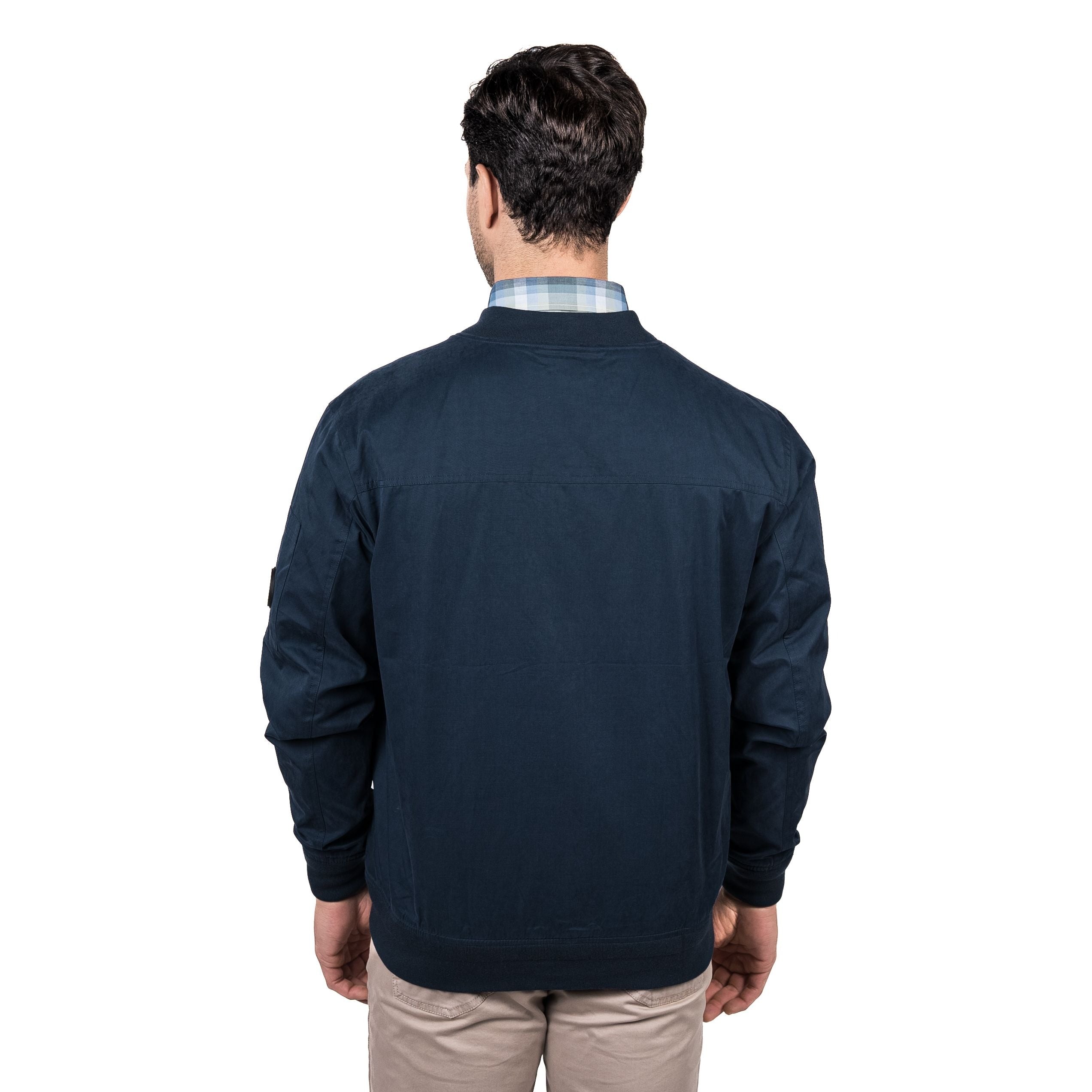 Chaqueta Hombre Bomber Azul Marino