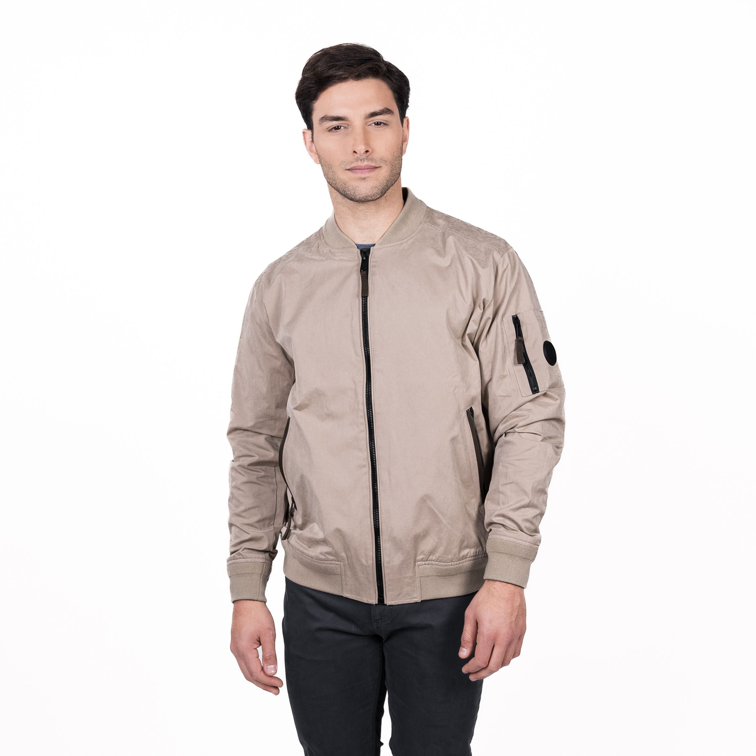 Chaqueta Hombre Bomber Khaki