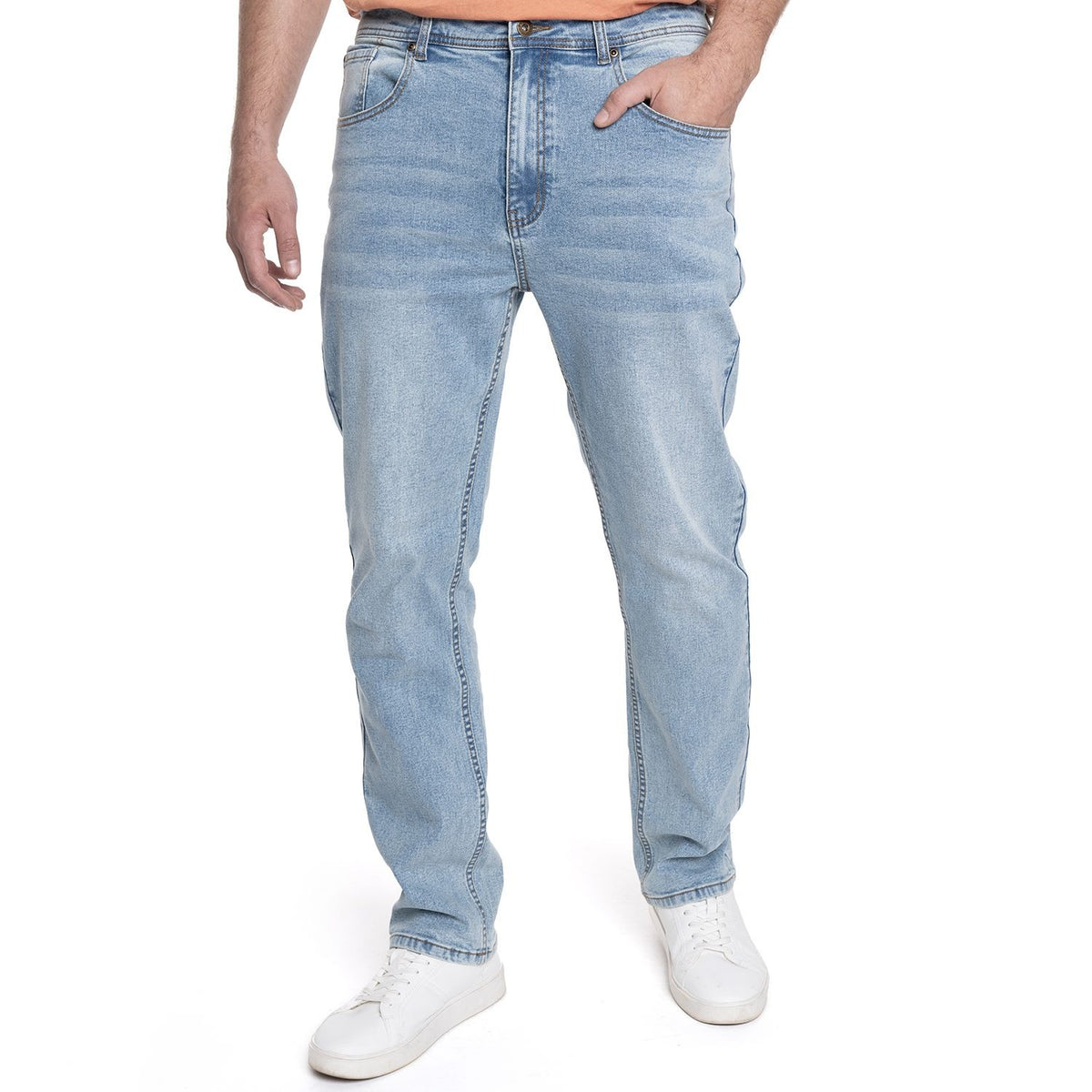 Pantalon Hombre Jeans Celeste Claro Berlin Regular Fit