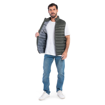 Parka Hombre Acolchada Sin Mangas Navarra Verde PT