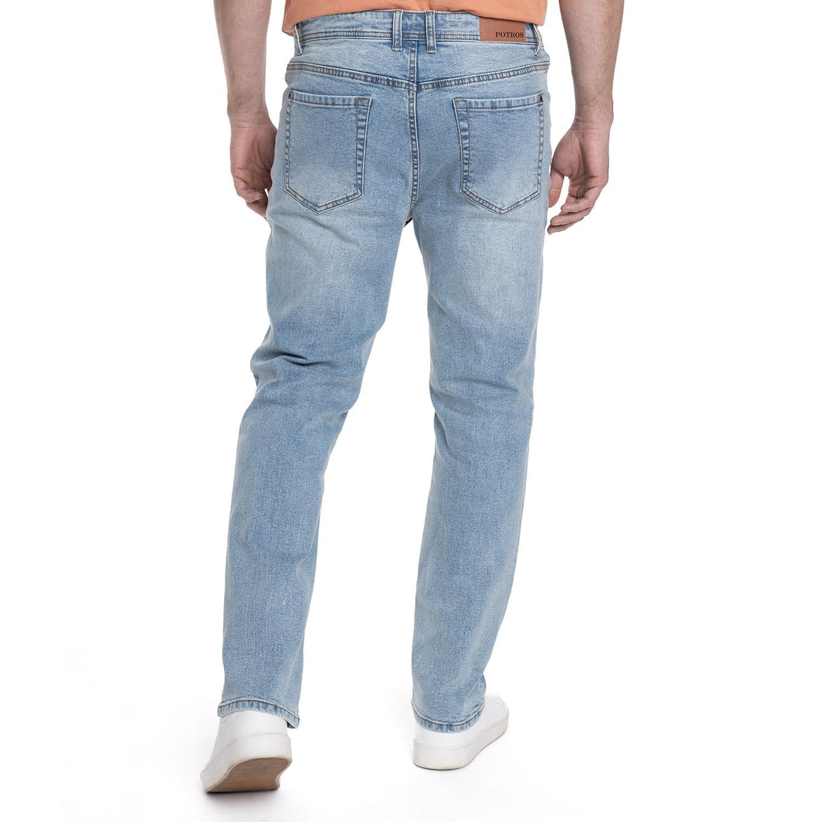 Pantalon Hombre Jeans Celeste Claro Berlin Regular Fit