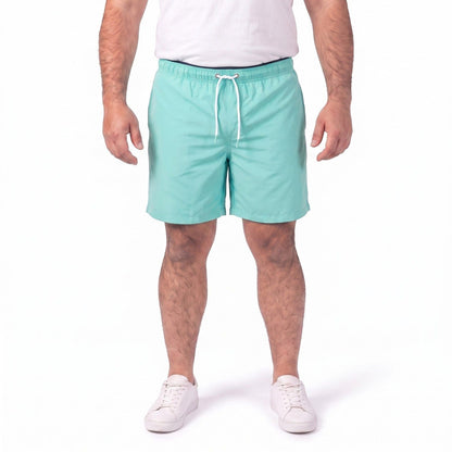 Traje de Baño Hombre Liso Verde Agua KT