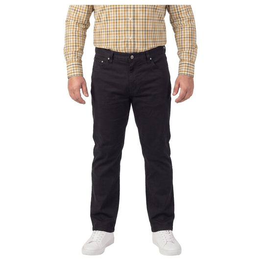 Pantalón Hombre 5 bolsillos Spandex Regular Fit  Negro