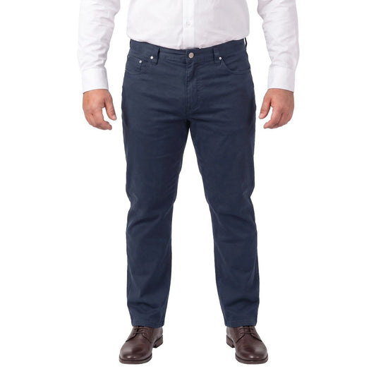Pantalón Hombre 5 Bolsillos Spandex Regular Fit  Azul Marino