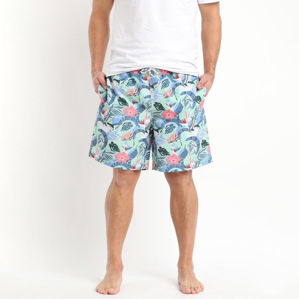 Traje de Baño Hombre con Diseño florales