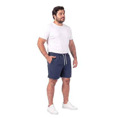 Traje de Baño Hombre Liso Azul Marino KT