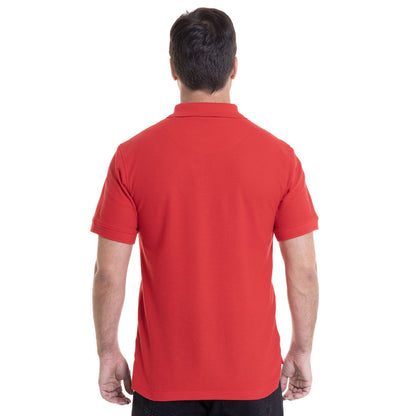Polera Hombre Pique Lisa Rojo 180GR