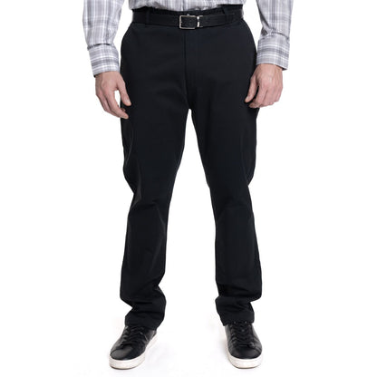 Pantalon Hombre Gabardina Slim Fit Negro - Sensez