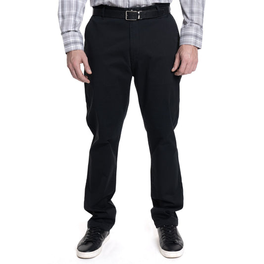 Pantalon Hombre Gabardina Slim Fit Negro - Sensez
