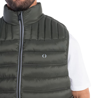 Parka Hombre Acolchada Sin Mangas Navarra Verde PT