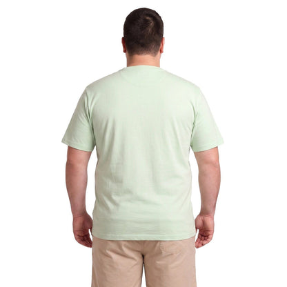 Polera Hombre Diseño Logo Verde Agua