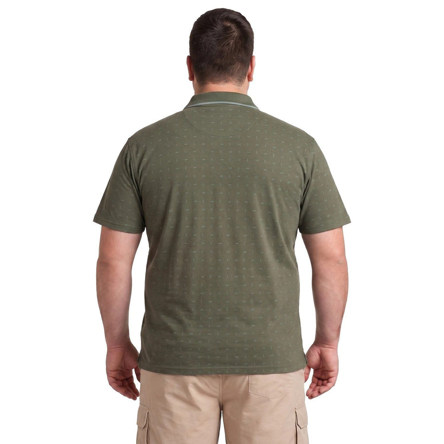 Polera Hombre Full Diseño Verde
