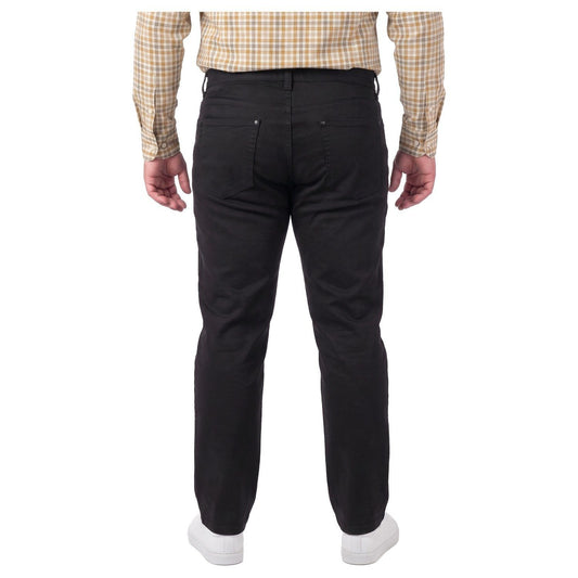 Pantalón Hombre 5 bolsillos Spandex Regular Fit  Negro