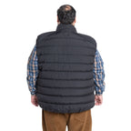 Parka Hombre Sin Mangas Acolchada con Gorro Negro