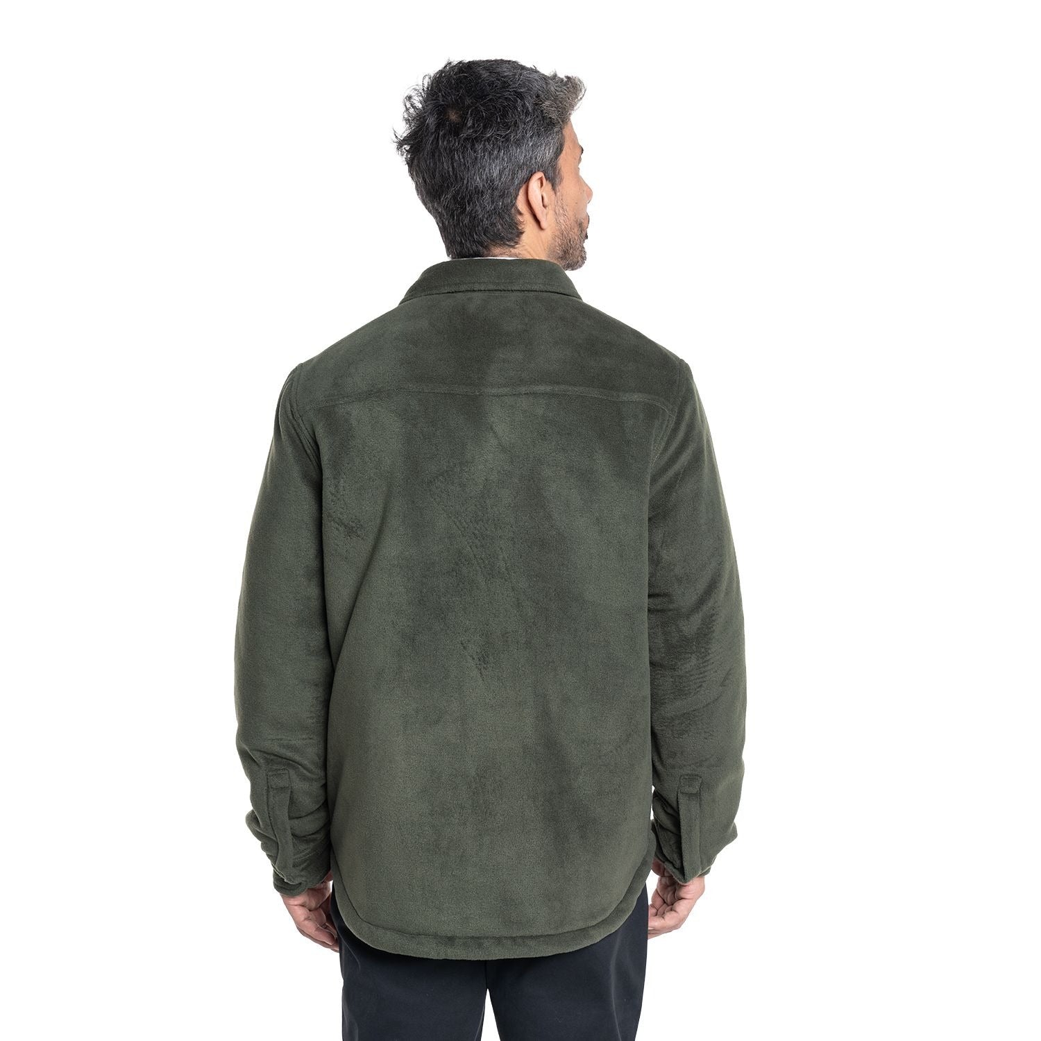Chaqueta Hombre Micropolar Liviana y Abrigada  Regular Fit Verde