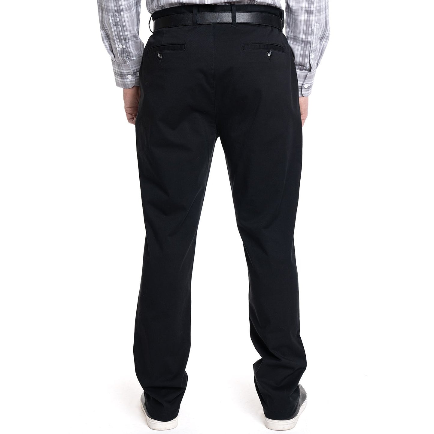 Pantalon Hombre Gabardina Slim Fit Negro - Sensez