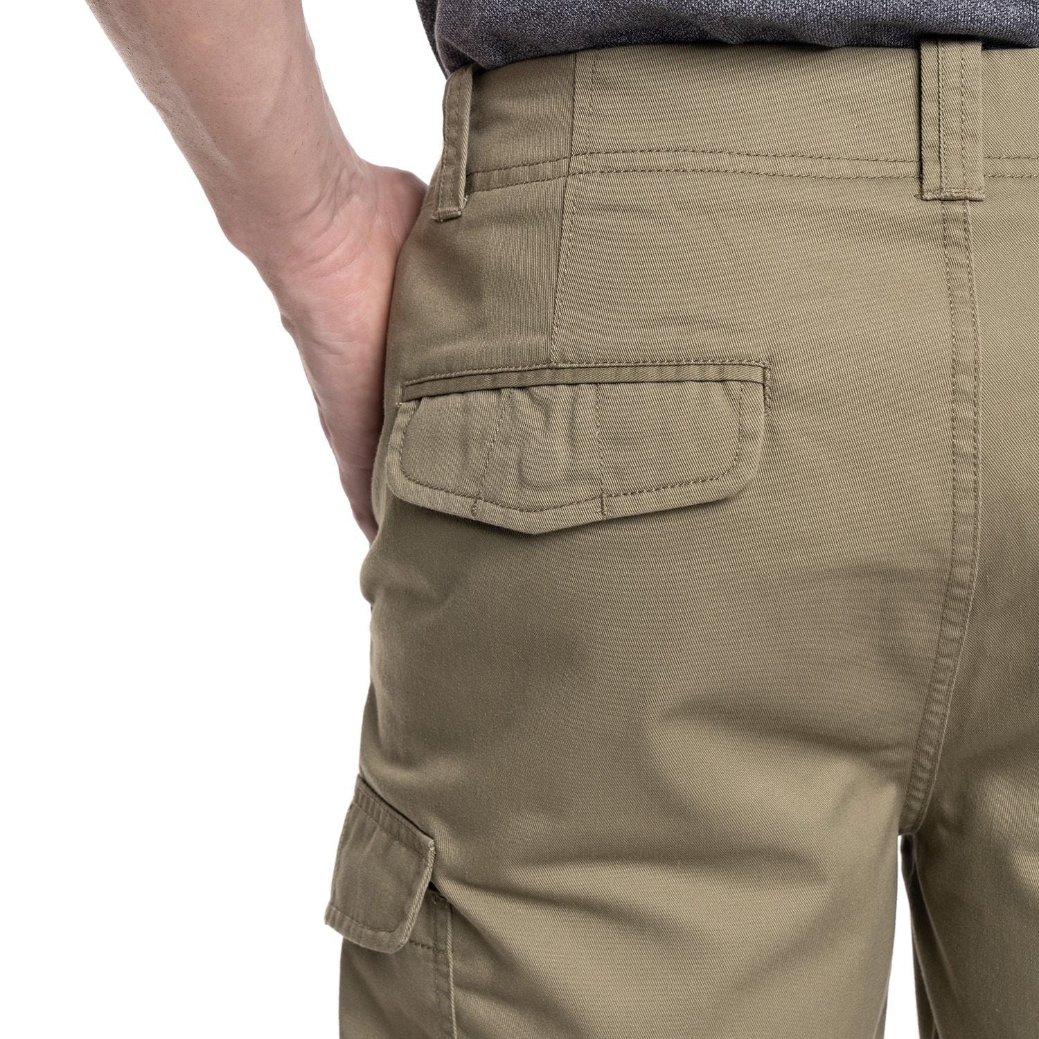 Bermuda Hombre Cargo Verde Musgo KT