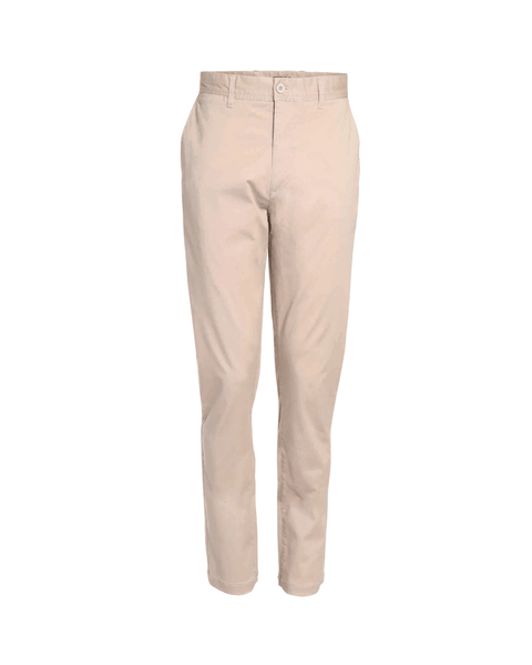 Pantalon Hombre Gabardina Slim Fit Beige Claro - Sensez