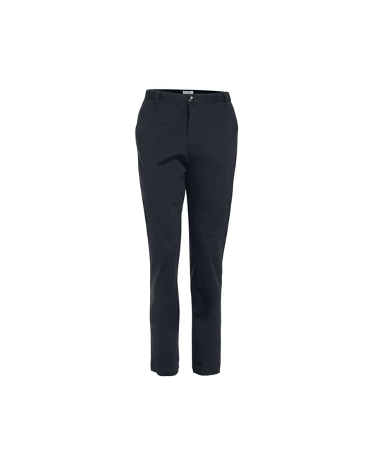 Pantalon Hombre Gabardina Regular Fit Negro - Sensez