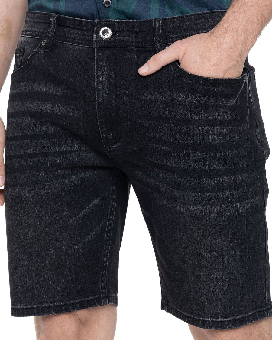 Bermuda Hombre Jeans Negro PT · foto 1