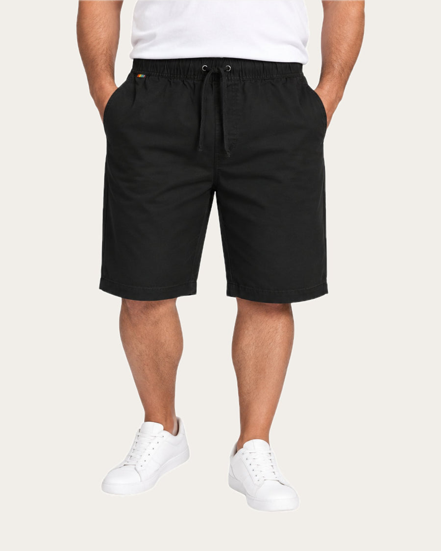 Bermuda Hombre Jogger Regular Fit Negro · foto 1