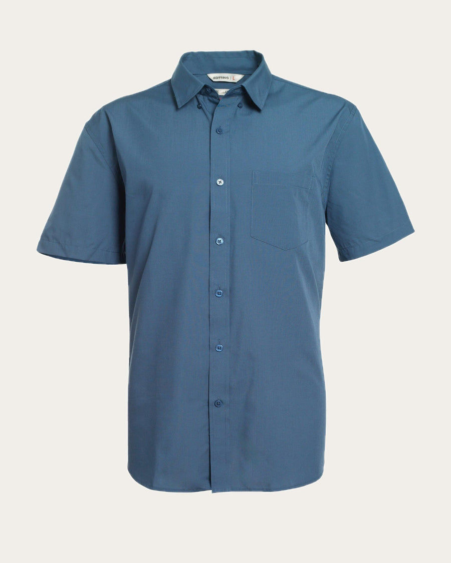 Camisa Hombre Guayabera Lisa Azul Marino · foto 3