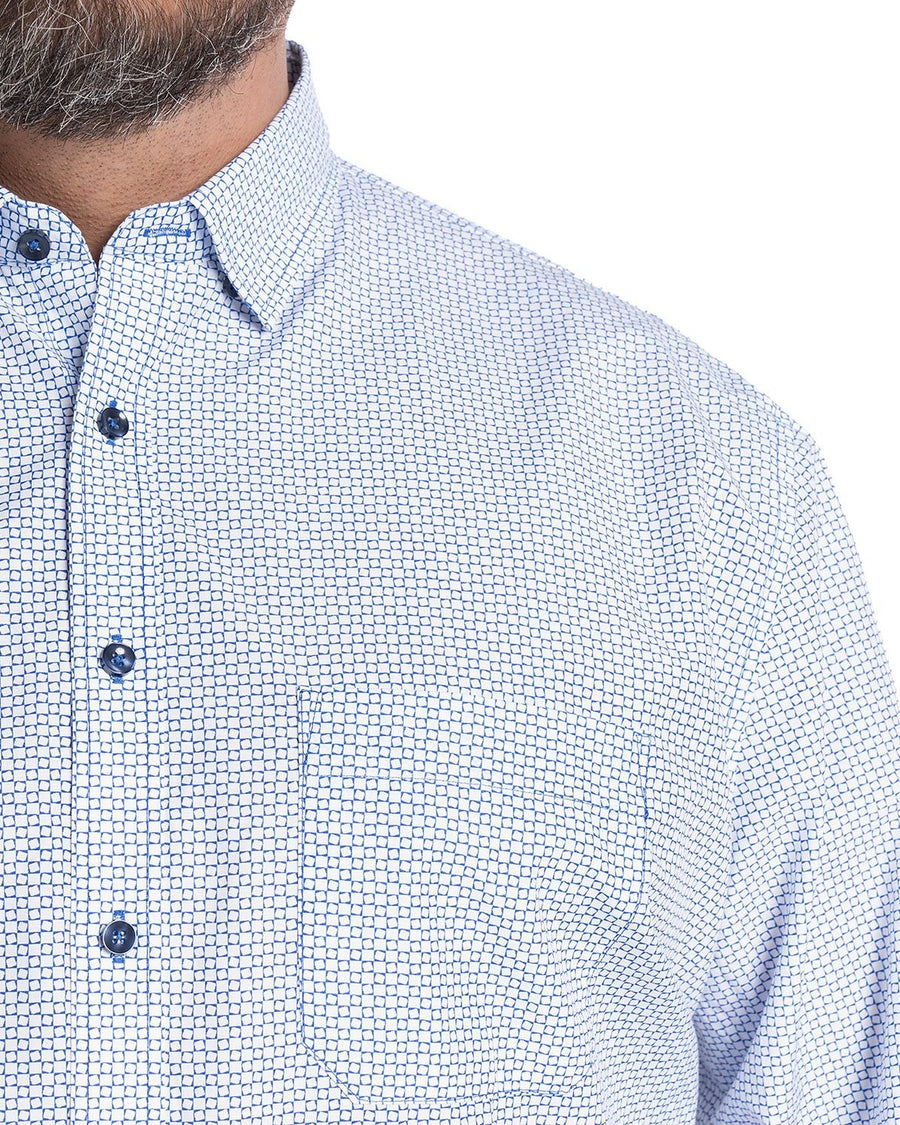 Camisa Hombre Diseño Fantasia Azul KT · foto 3